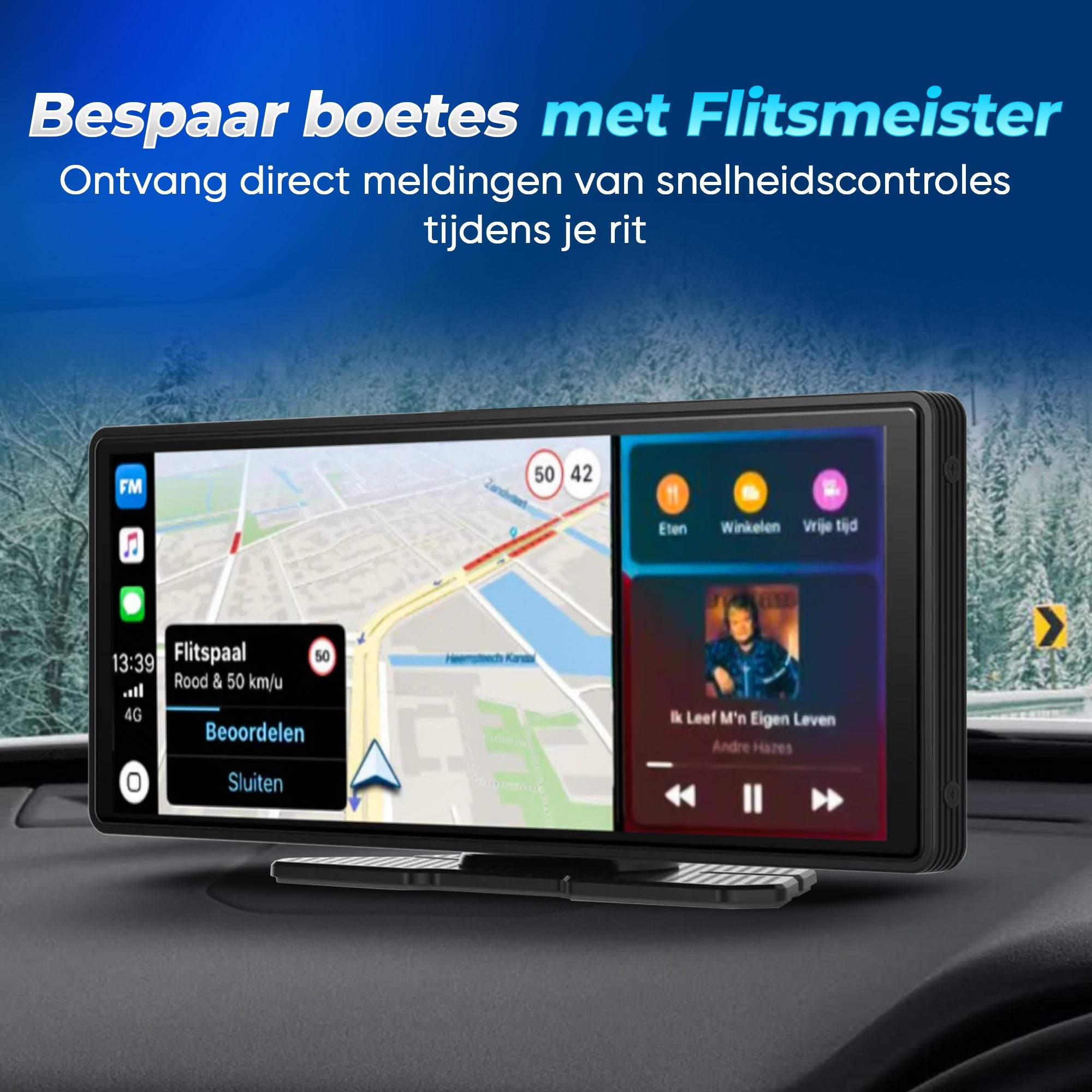 Apple CarPlay / Android Auto - 9.3 inch scherm