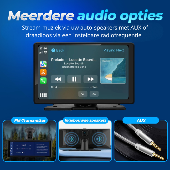 Apple CarPlay / Android Auto - 9 inch scherm