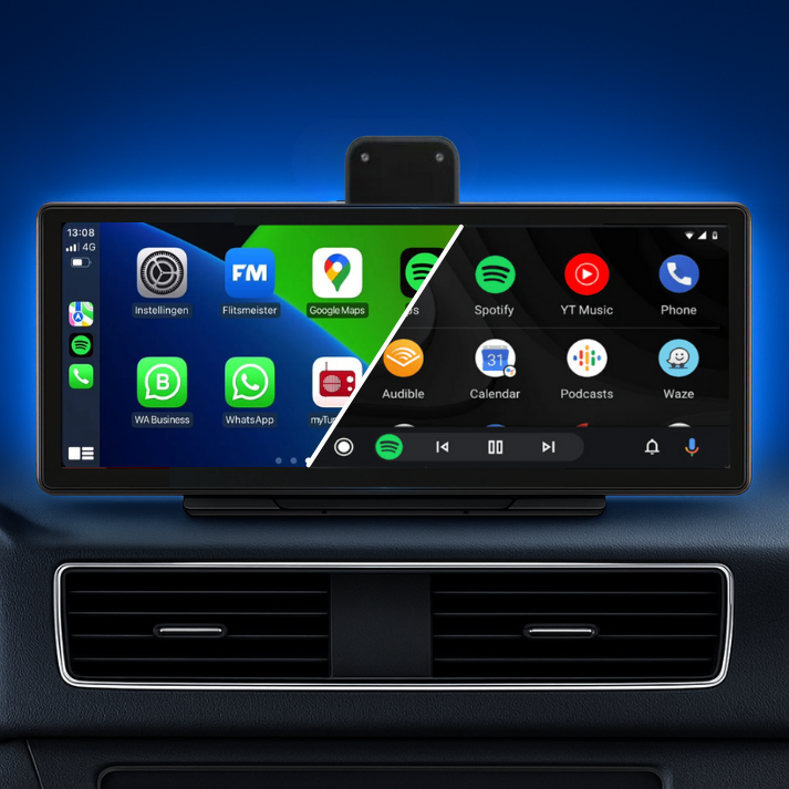 Apple CarPlay / Android Auto - 9.3 inch scherm - Ingebouwde Dashcam