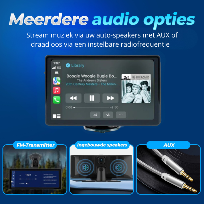 Apple CarPlay / Android Auto - 7 inch scherm