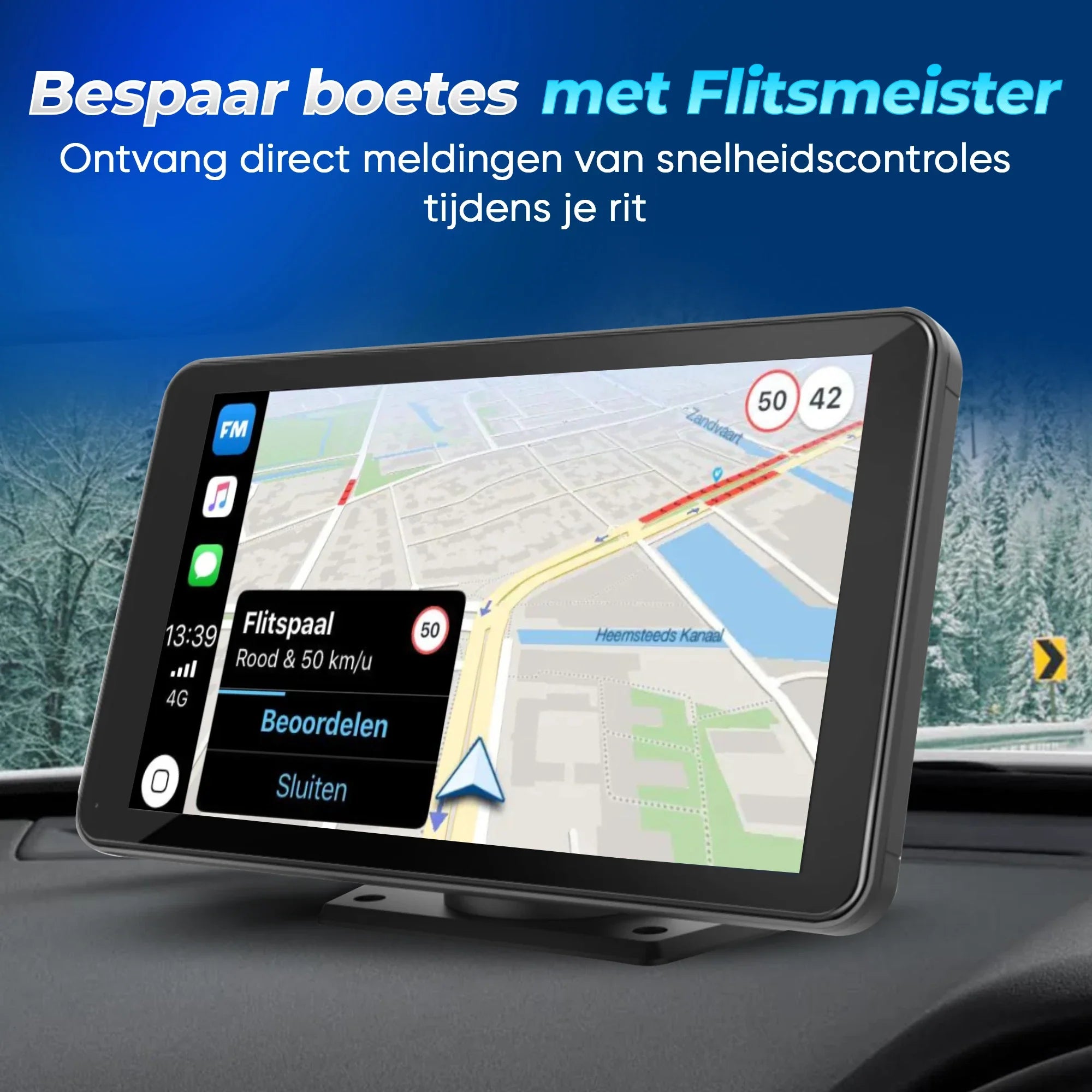 Apple CarPlay / Android Auto - 9 inch scherm