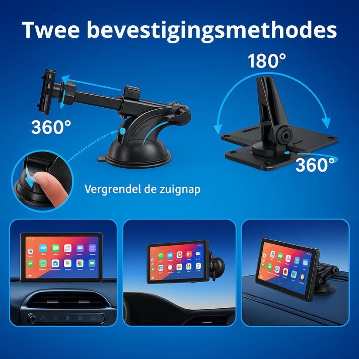 Apple CarPlay / Android Auto - 9 inch scherm